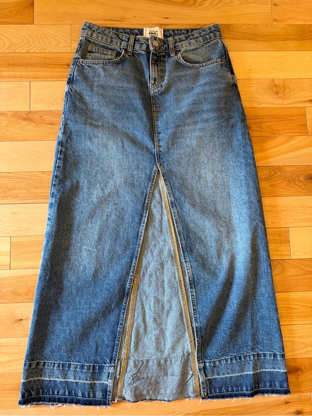 BDG Urban Outfitters Mandi Denim Maxi Skirt—Small